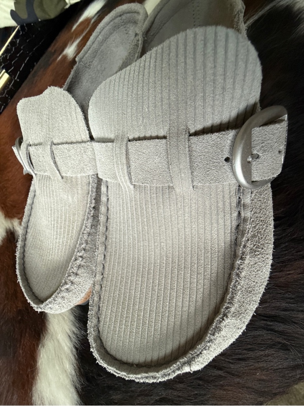 Birkenstock's Buckley Suede/Corduroy clogs - Sz 39/8.5  NWT - Picture 4 of 12